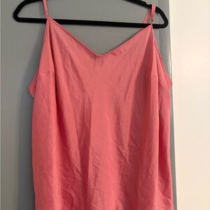 Talbots Pink Spaghetti-Strap V-Neck Camisole